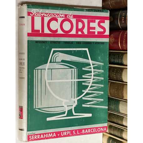 Fabricación de licores, infusiones, extractos y fórmulas. Vinos compuestos, licorosos y aperitivos.