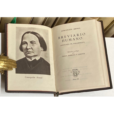 Breviario humano. (Antología de Pensamiento). Selección y prólog de María Barbeito y Cerviño.